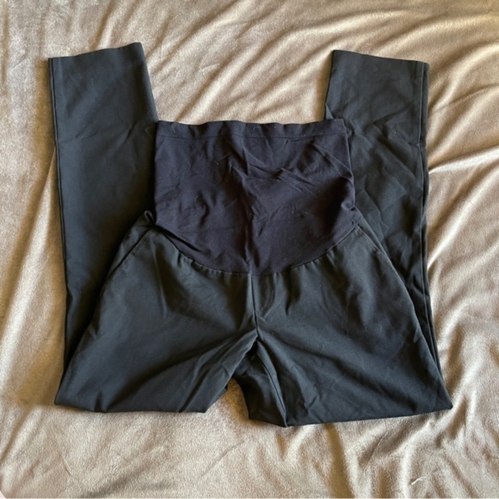 A Pea in the Pod Maternity Leggings Charcoal